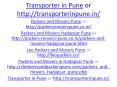 Packers and Movers Hadapsar Pune best PowerPoint PPT Presentation