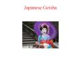 Japanese Geisha PowerPoint PPT Presentation