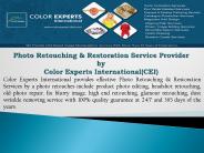 Photo Retouching & Restoration Service Provider.
