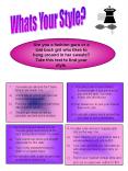 Whats Your Style? PowerPoint PPT Presentation