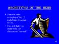 ARCHETYPES OF THE HERO PowerPoint PPT Presentation