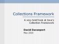 Collections Framework PowerPoint PPT Presentation