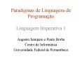 Paradigmas de Linguagens de Programa PowerPoint PPT Presentation