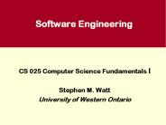 Software Engineering