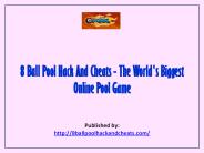 The World's Biggest Online Pool Game