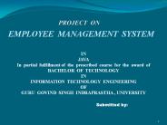 PROJECT ON
