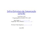 Infra-Estrutura de Comunica