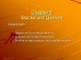 Chapter 5 Stacks and Queues PowerPoint PPT Presentation