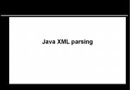 Java XML parsing