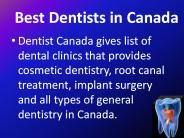 Best Dentists in canada
