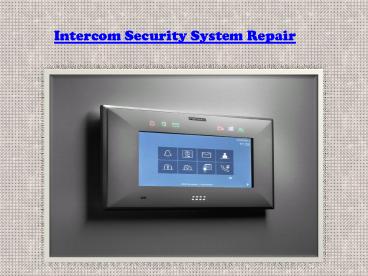 Intercom Repair NYC (1)