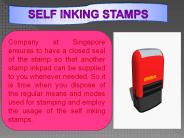 Slef Inking Stamps