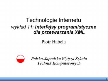 Technologie Internetu