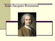 Jean-Jacques Rousseau