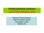 PEREDARAN DARAH (SISTEM SIRKULASI)