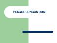 PENGGOLONGAN OBAT PowerPoint PPT Presentation