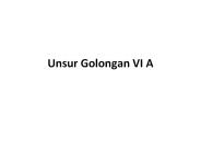 Unsur Golongan VI A