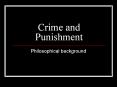 Crime and Punishment PowerPoint PPT Presentation