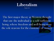 Liberalism Chapter 23-2