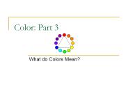Color: Part 3