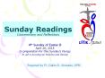 Sunday Readings Commentary and Reflections PowerPoint PPT Presentation