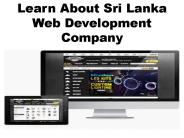 Learn About Sri Lanka Web Development Company