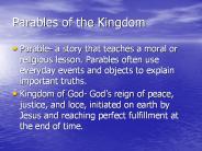 Parables of the Kingdom