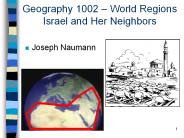 Geography 1002 