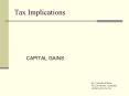 Tax Implications PowerPoint PPT Presentation
