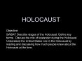 HOLOCAUST PowerPoint PPT Presentation