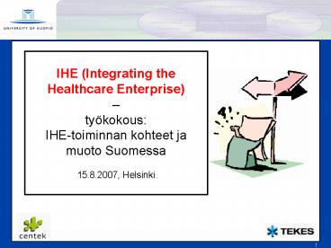 IHE (Integrating the Healthcare Enterprise) 