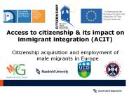 Access to citizenship