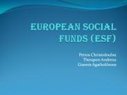 European Social Funds (ESF)
