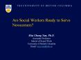 Are Social Workers Ready to Serve Newcomers? PowerPoint PPT Presentation
