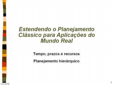 Estendendo o Planejamento Cl