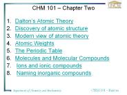 CHM 101 