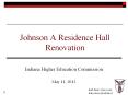 Johnson A Residence Hall Renovation PowerPoint PPT Presentation