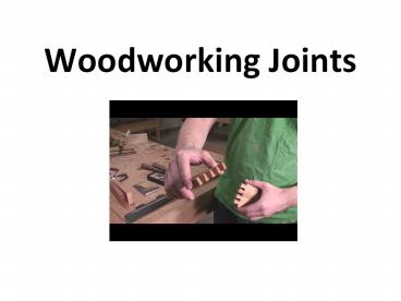 Woodworking Joints