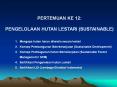 PERTEMUAN KE 12: PowerPoint PPT Presentation