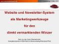 Website und Newsletter-System als Marketingwerkzeuge f PowerPoint PPT Presentation