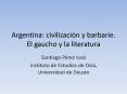 Argentina: civilizaci PowerPoint PPT Presentation