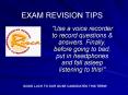 EXAM REVISION TIPS PowerPoint PPT Presentation