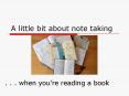 A little bit about note taking PowerPoint PPT Presentation