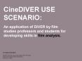 CineDIVER USE SCENARIO: PowerPoint PPT Presentation