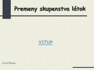 Premeny skupenstva l