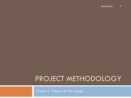 Project methodology