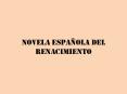 NOVELA ESPA PowerPoint PPT Presentation