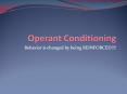 Operant Conditioning PowerPoint PPT Presentation