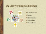 De vijf wereldgodsdiensten