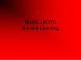 BGHS JROTC Service Learning PowerPoint PPT Presentation